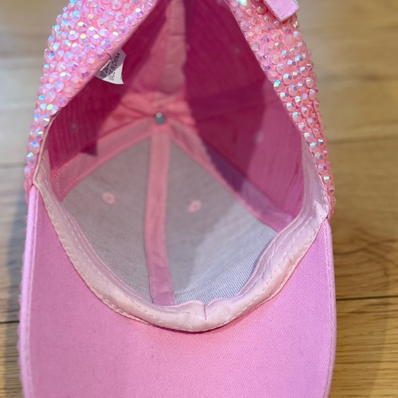 Pink Rhinestone Cap - Picture 2 of 5